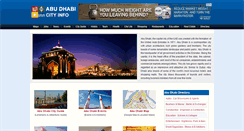 Desktop Screenshot of abudhabicityinfo.com